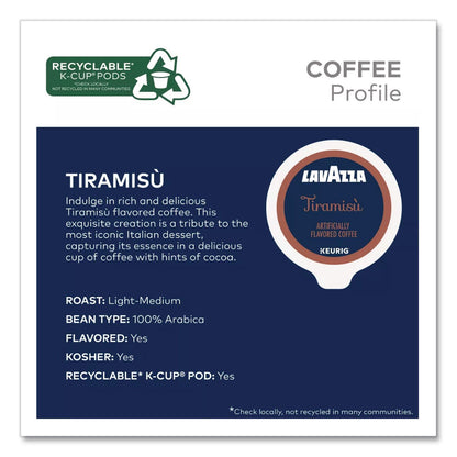 Lavazza Tiramisu Coffee K-Cup, 22/Box (LAV5000384724)