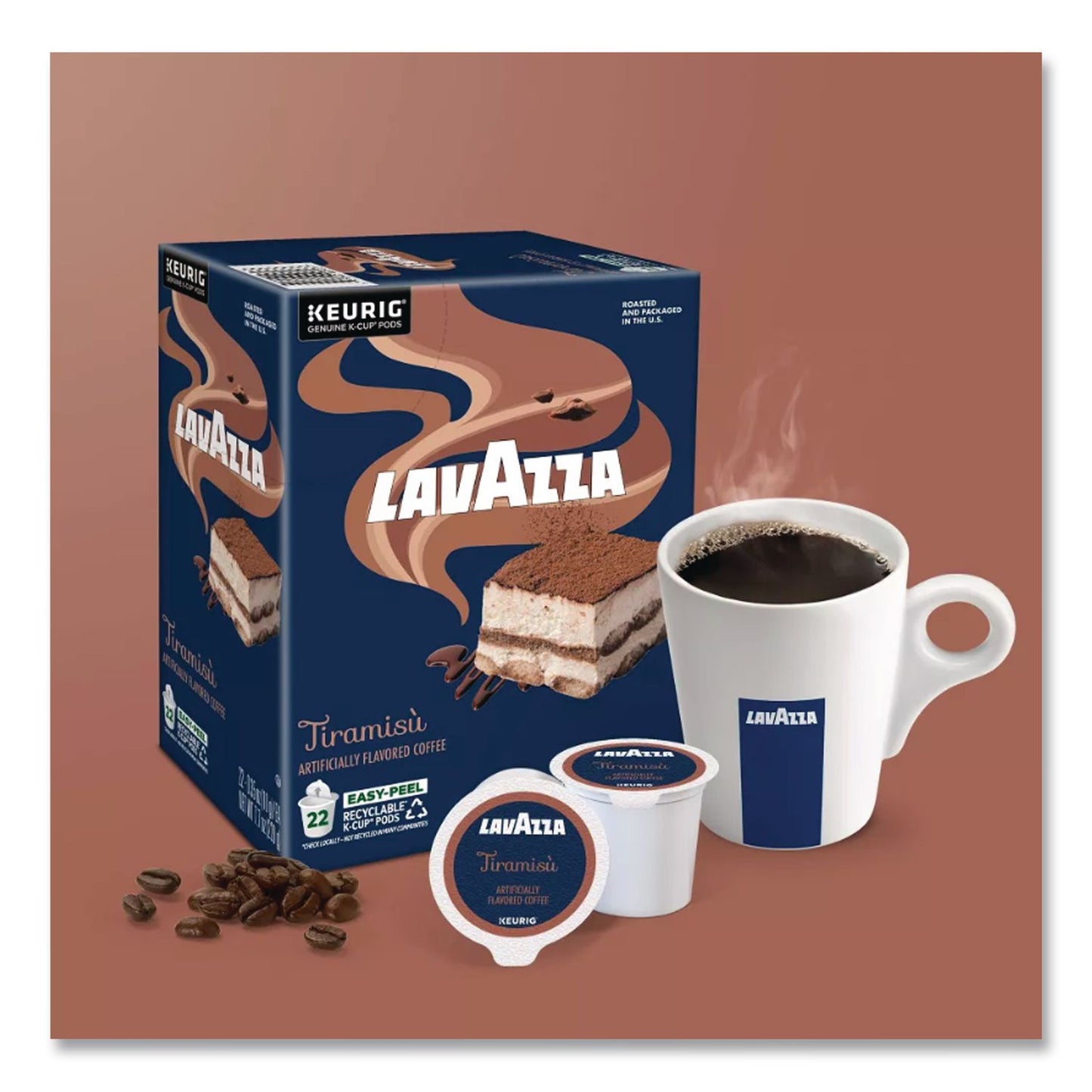 Lavazza Tiramisu Coffee K-Cup, 22/Box (LAV5000384724)
