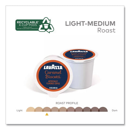 Lavazza Caramel Biscotti Coffee K-Cup, 22/Box (LAV5000384732)