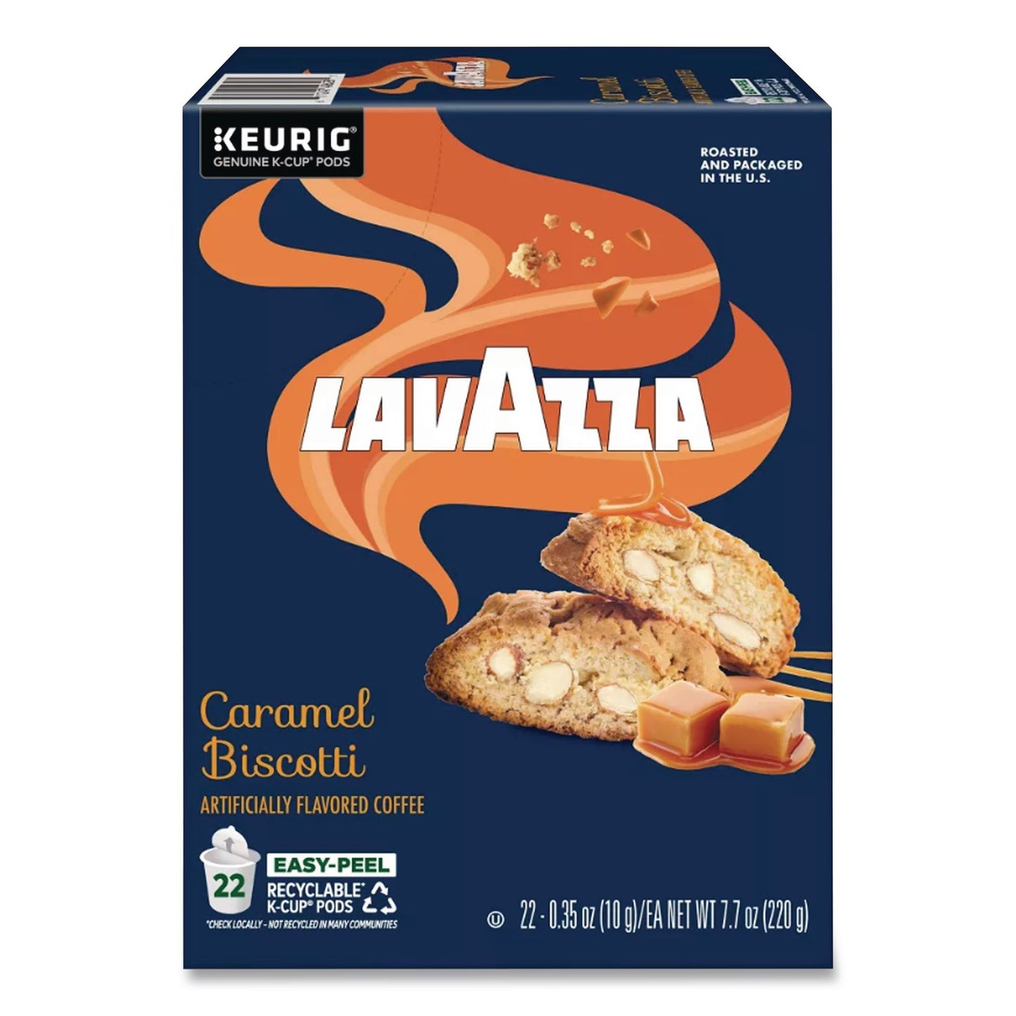 Lavazza Caramel Biscotti Coffee K-Cup, 22/Box (LAV5000384732)