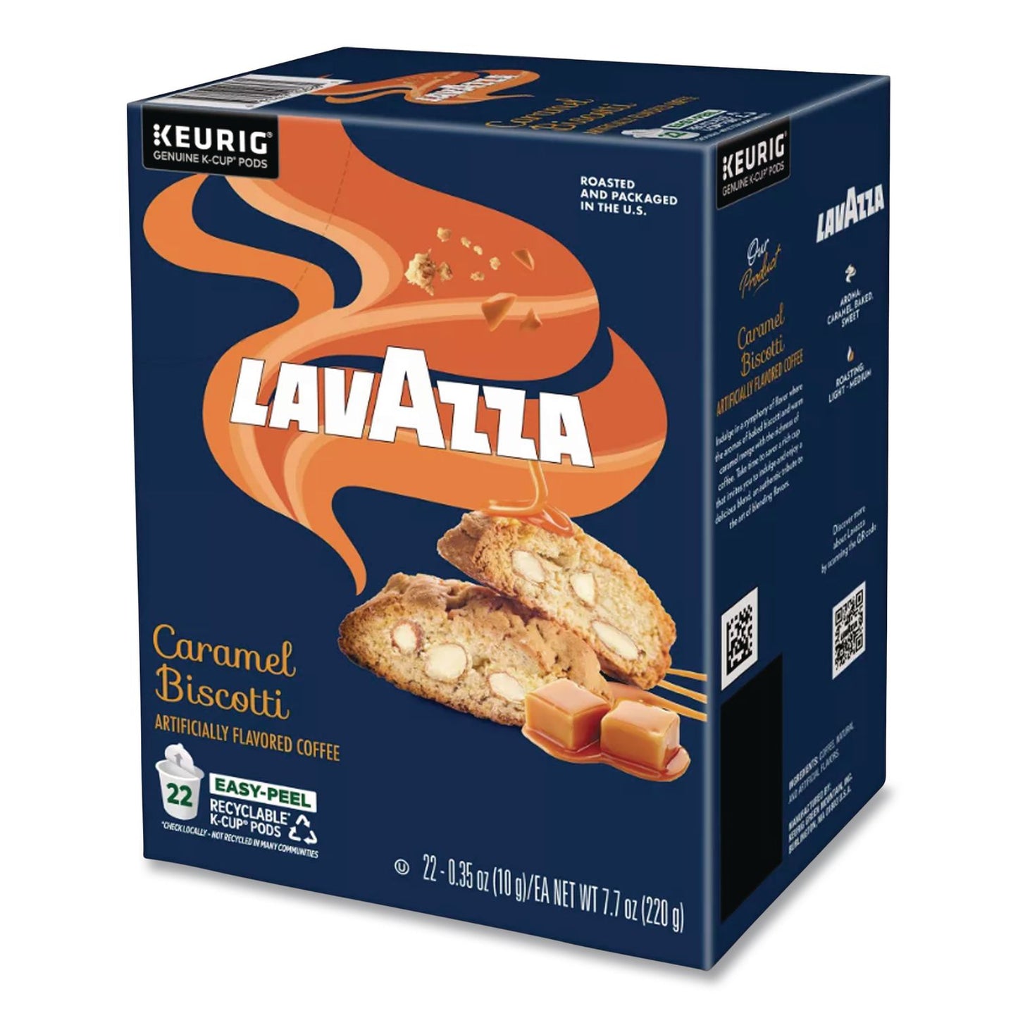 Lavazza Caramel Biscotti Coffee K-Cup, 22/Box (LAV5000384732)