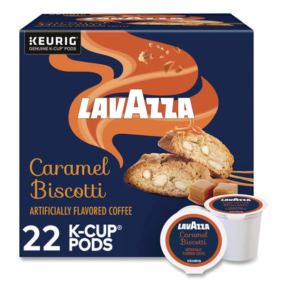 Lavazza Caramel Biscotti Coffee K-Cup, 22/Box (LAV5000384732)