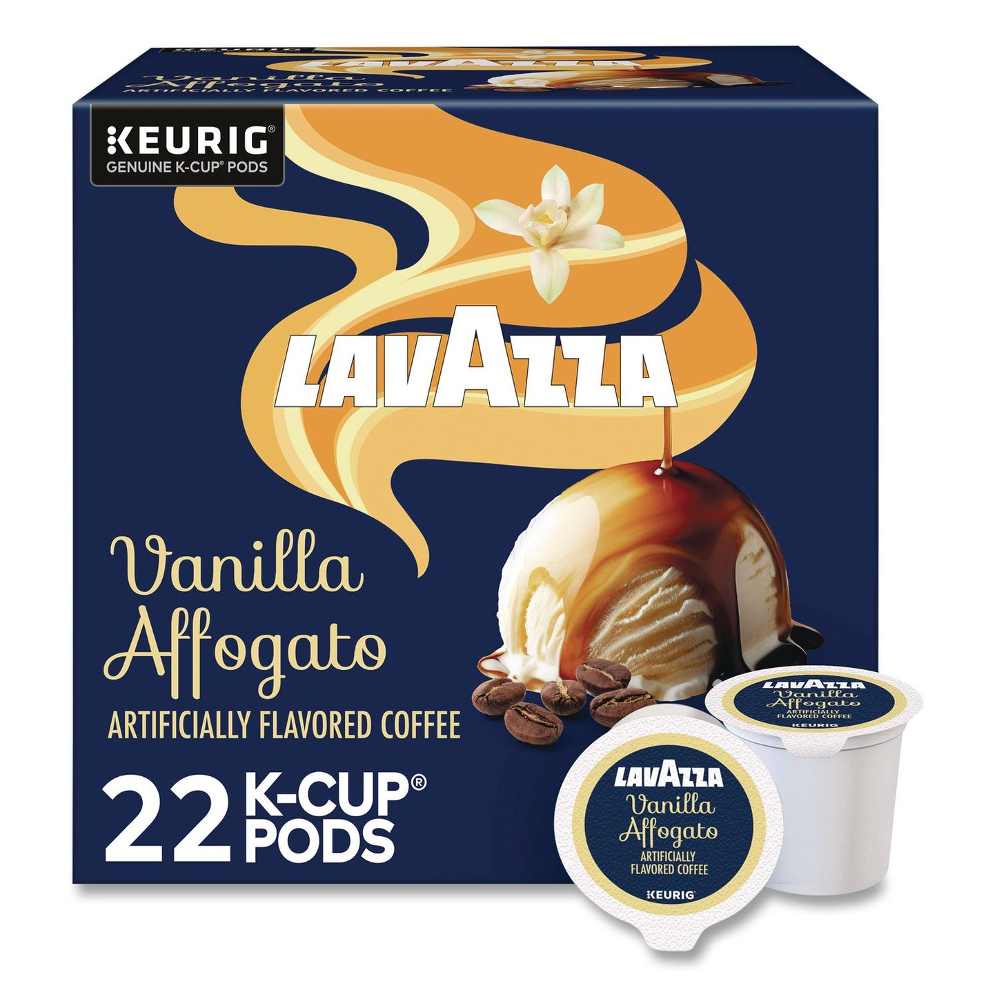 Lavazza Vanilla Affogato Coffee K-Cup, 22/Box (LAV5000384733)