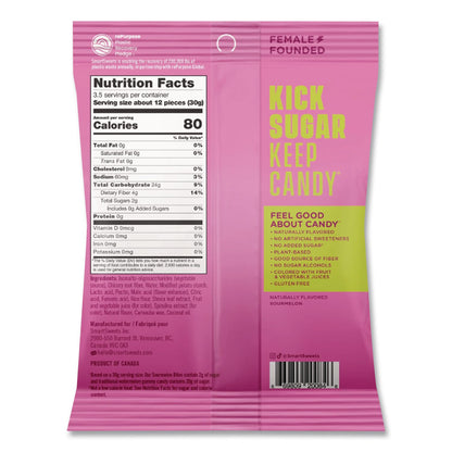Smart Sweets® Sourmelon Bites Gummy Candy, Watermelon, 1.8 oz Packet, 12/Box (MRWSMW20080)