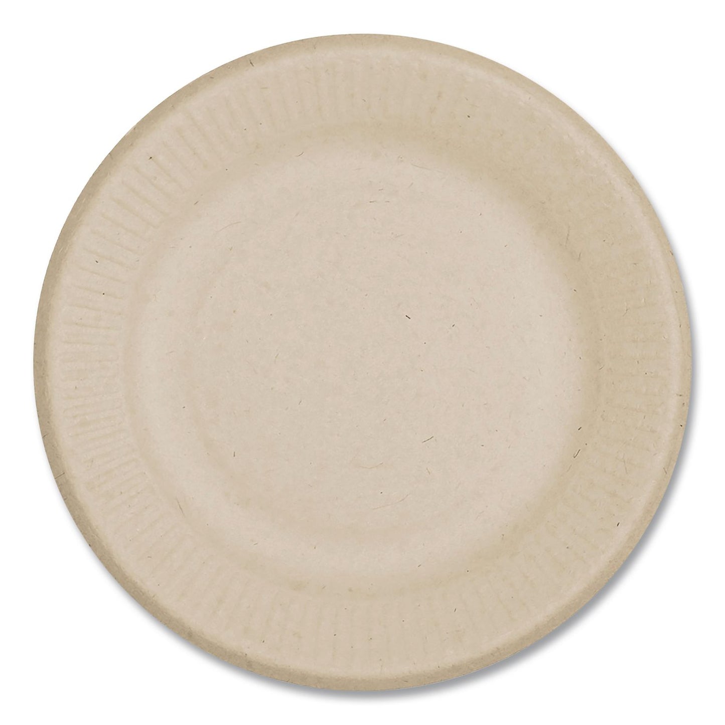 World Centric® Fiber Plates, 6" dia, Natural, 20/Pack (WORPLRTSCU6)