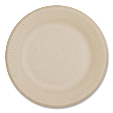 World Centric® Fiber Plates, 6" dia, Natural, 20/Pack (WORPLRTSCU6)