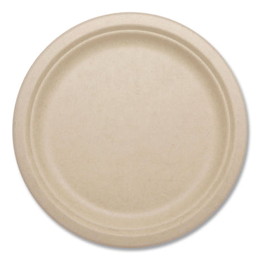 World Centric® Fiber Plates, 9" dia, Natural, 20/Pack (WORPLRTSCU9)