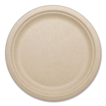 World Centric® Fiber Plates, 10" dia, Natural, 20/Pack (WORPLRTSCU10)