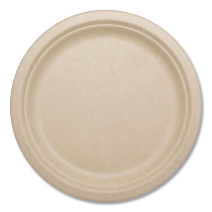 World Centric® Fiber Plates, 10" dia, Natural, 20/Pack (WORPLRTSCU10)