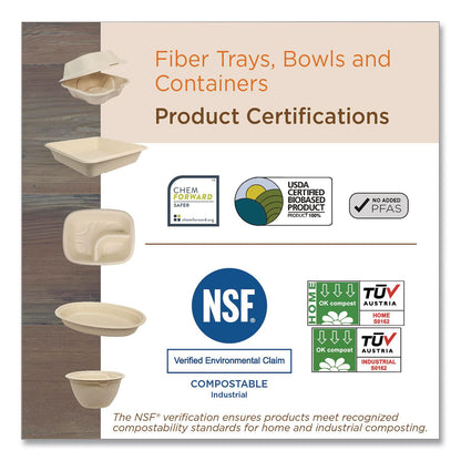 World Centric® Fiber Plates, 10" dia, Natural, 20/Pack (WORPLRTSCU10)