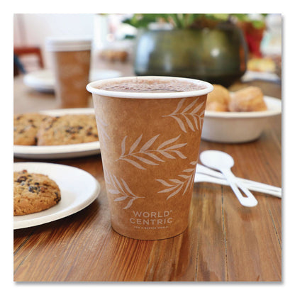 World Centric® Paper Hot Cups, 12 oz, Natural, 20/Pack (WORCURTPA12)