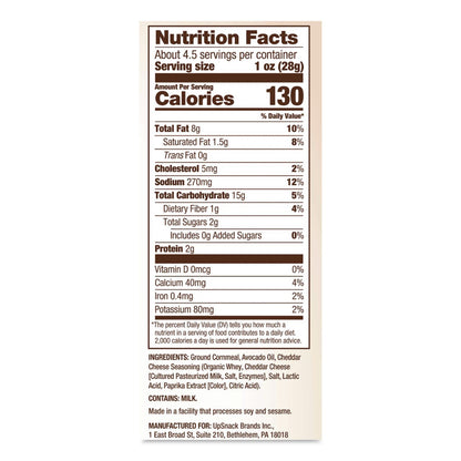 Pip's Heirloom Snacks™ Real Cheddar Cheese Balls, 1 oz Bag, 24/Carton (PHRPSK00493)