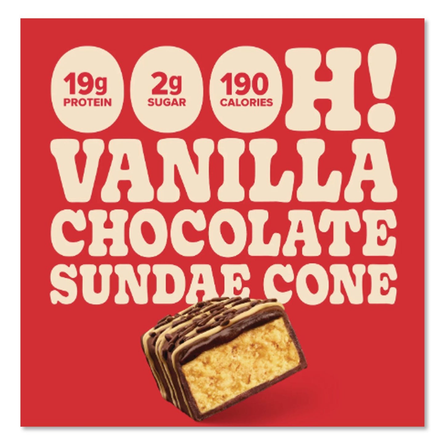 Pure Protein Sundae Cone Protein Bar, 1.76 oz Bar, 6/Box (PUNNRN00113)