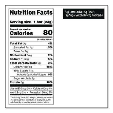 Quest® Protein Bar Minis, Cookies and Cream, 0.81 oz Bar, 14/Box (QCCQUN01273)