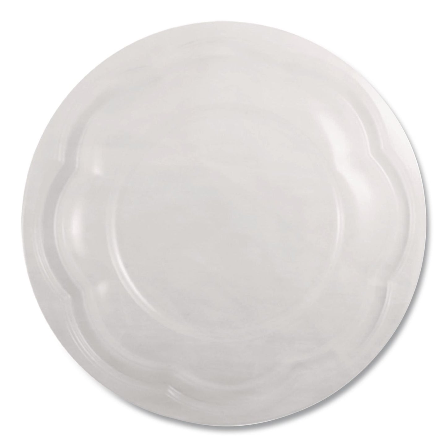 World Centric® PLA Salad Bowl Lids, 6.8" dia x 0.8" h, Clear, Plastic, 600/Carton (WORSBLCS32)