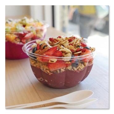World Centric® PLA Salad Bowls, 16 oz, 5.4" dia x 2.7"h, Clear, Plastic, 450/Carton (WORSBCS16)
