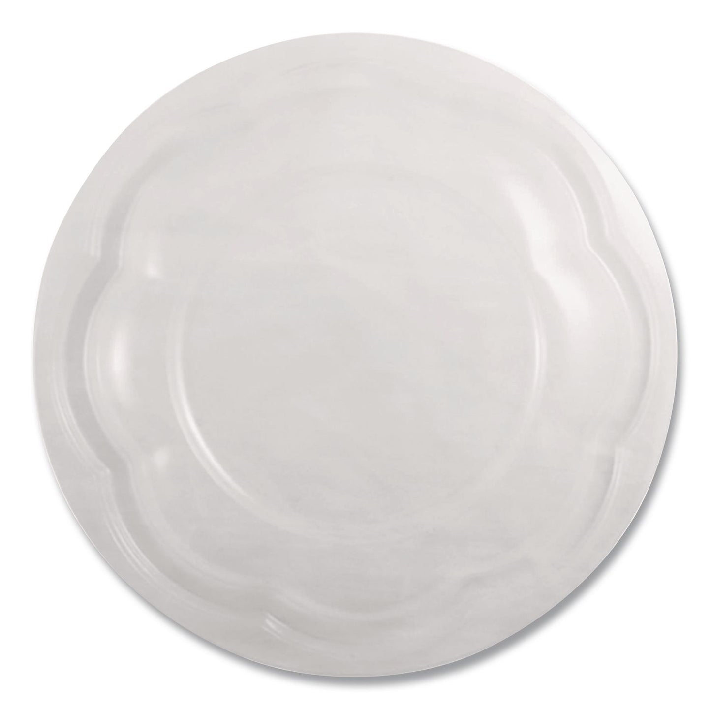 World Centric® PLA Salad Bowl Lids, 5.4" dia x 0.8"h, Clear, Plastic, 450/Carton (WORSBLCS16)