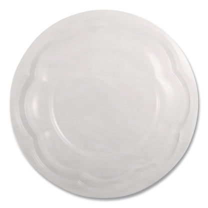 World Centric® PLA Salad Bowl Lids, 5.4" dia x 0.8"h, Clear, Plastic, 450/Carton (WORSBLCS16)