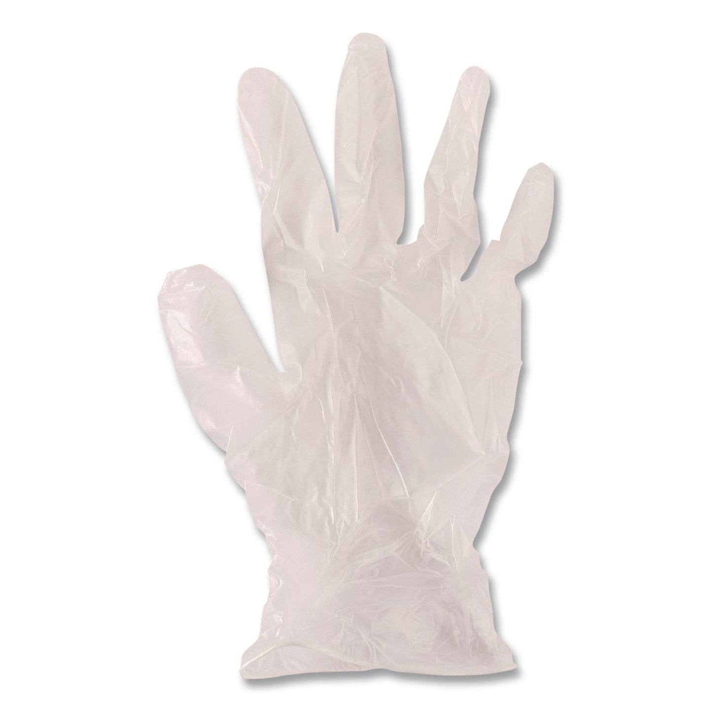 AMBITEX® V5101 Series Latex-Free Lightly Powdered Vinyl Gloves, Large, 3 mil Thick, 9" Long, Clear, 1,000/Carton (TXIVLG5101CT)