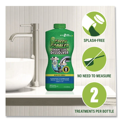 WEIMAN® Green Gobbler Drain Clog Dissolver, 31 oz Bottle (WMNG8015J)