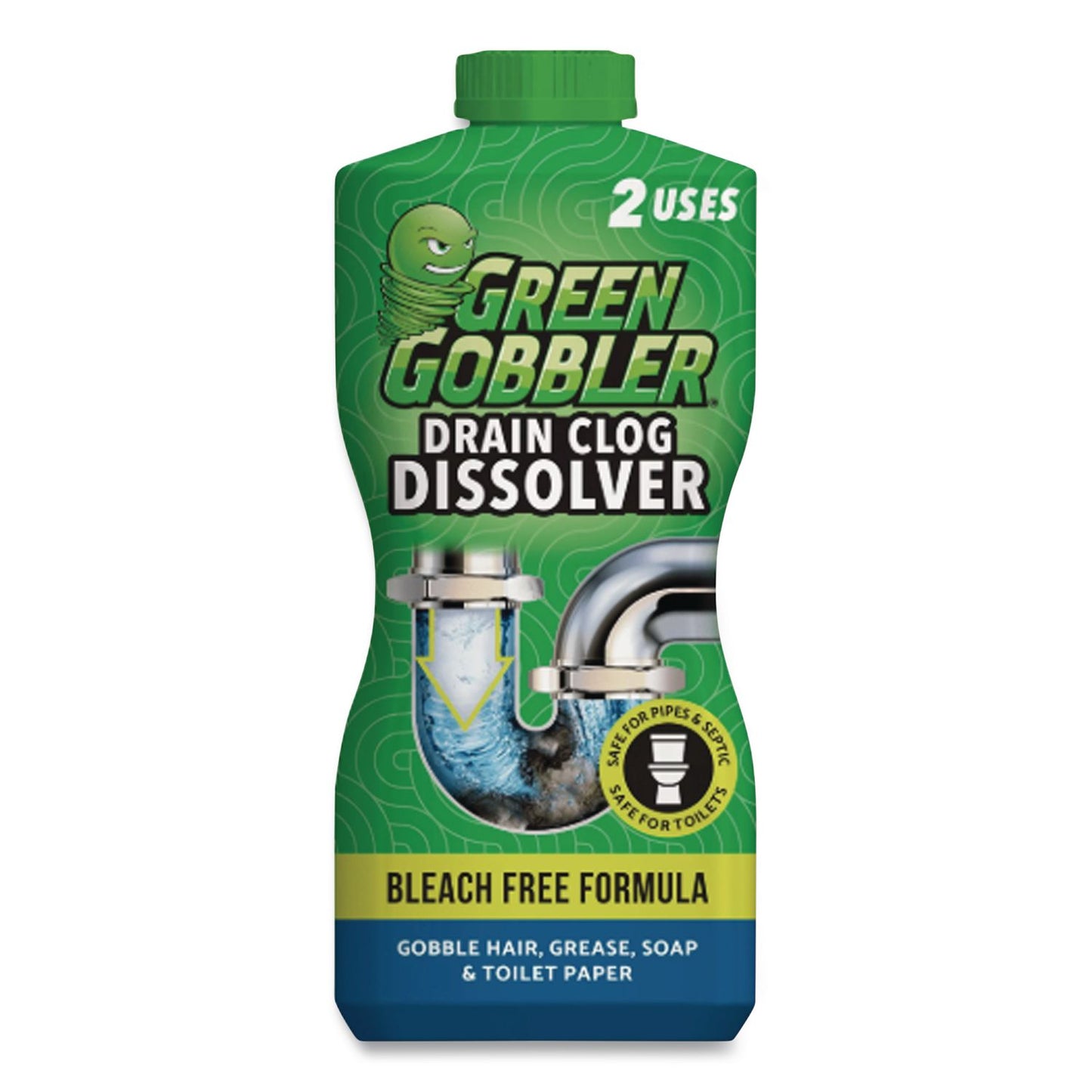 WEIMAN® Green Gobbler Drain Clog Dissolver, 31 oz Bottle (WMNG8015J)