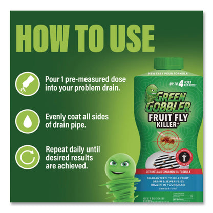 WEIMAN® Green Gobbler Fruit Fly Killer, 32 oz Bottle (WMNG8732J)