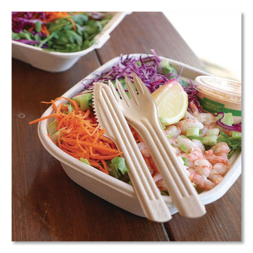 World Centric® NoTree Cutlery, Light Mediumweight, Knife, Paper, Natural, 1,000/Carton (WORKNNT6)