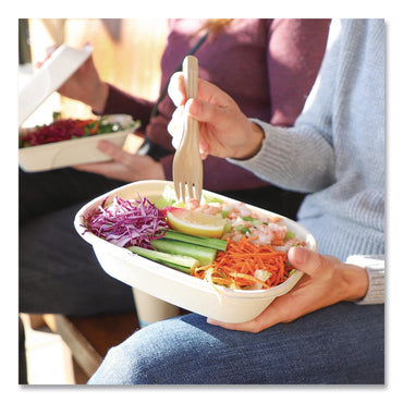 World Centric® NoTree Cutlery, Light Mediumweight, Fork, Paper, Natural, 1,000/Carton (WORFONT6)