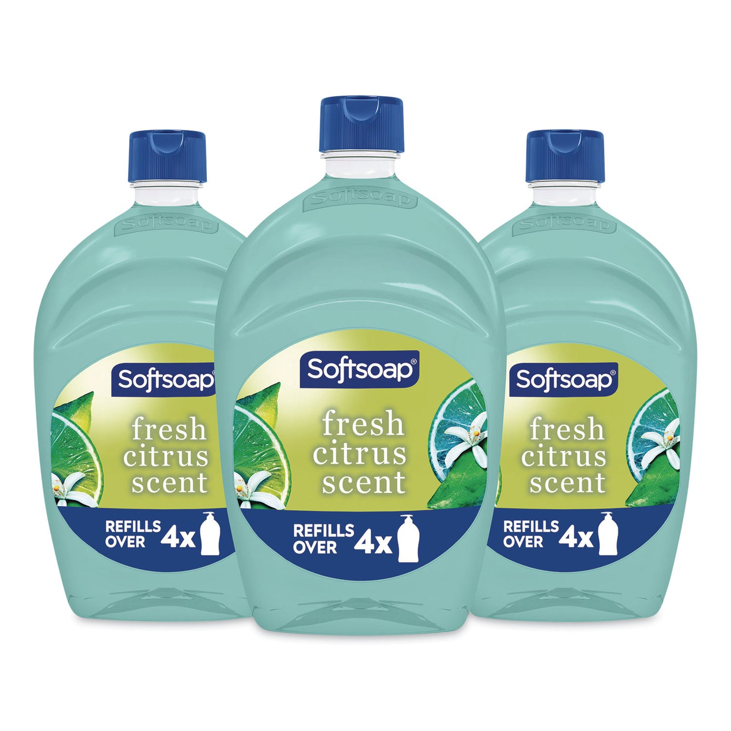 Softsoap® Antibacterial Liquid Hand Soap Refill, Fresh Scent, 50 oz, Green, 3/Carton (CPC61048193)