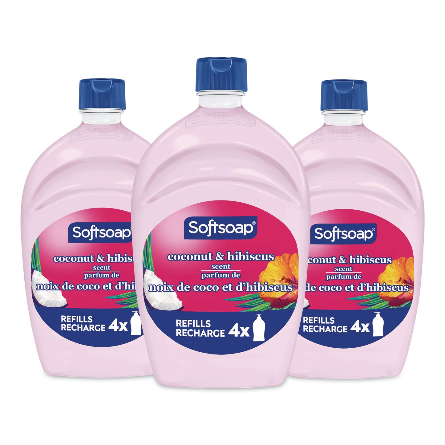 Softsoap® Liquid Hand Soap Refills, Coconut and Hibiscus Scent, 50 oz, 6/Carton (CPC61049619)