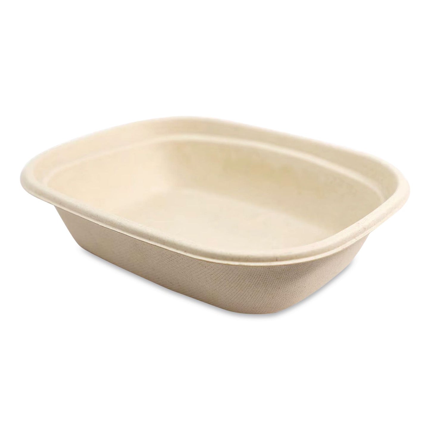 World Centric® Laminated Fiber Containers, 30 oz, 6.7 x 8.7 x 2.1, Natural, Sugarcane Fiber, 400/Carton (WORCTSCU2LLF)