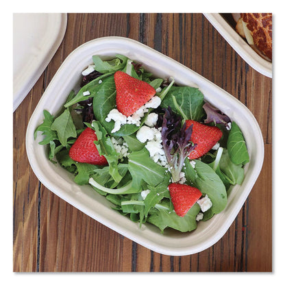 World Centric® Laminated Fiber Containers, 30 oz, 6.7 x 8.7 x 2.1, Natural, Sugarcane Fiber, 400/Carton (WORCTSCU2LLF)