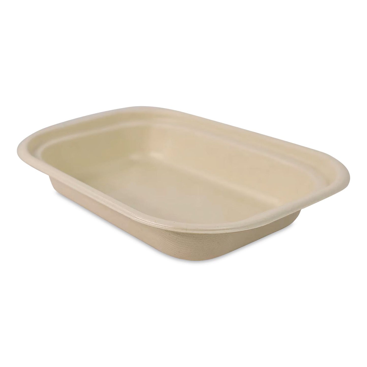 World Centric® Fiber Containers, 17 oz, 6.02 x 8.02 x 1.5, Natural, Sugarcane Fiber, 400/Carton (WORTRSCU8LFP)