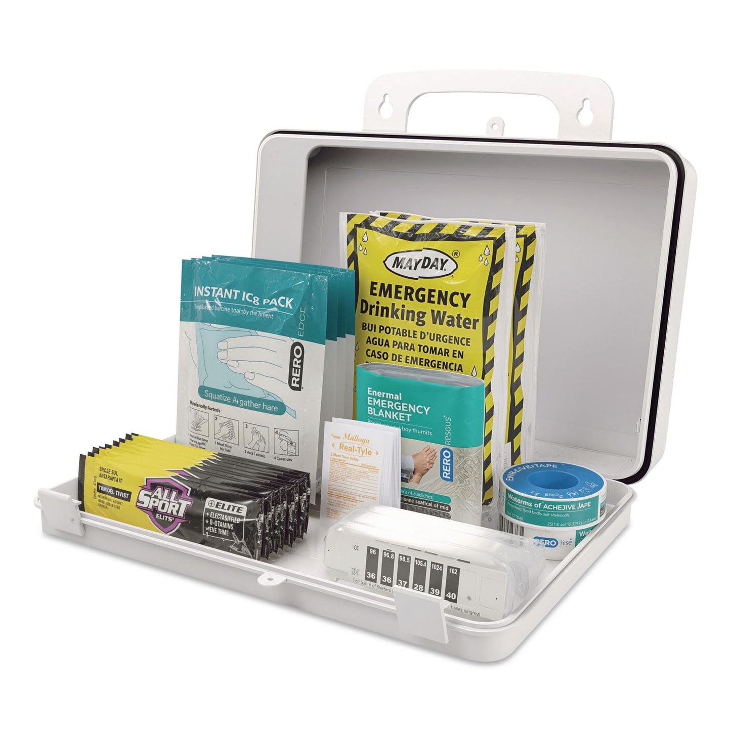 SUREFILL™ Heat Stress Kit - Medium Plastic Case, 12 Pieces (AOHSFHS10W)