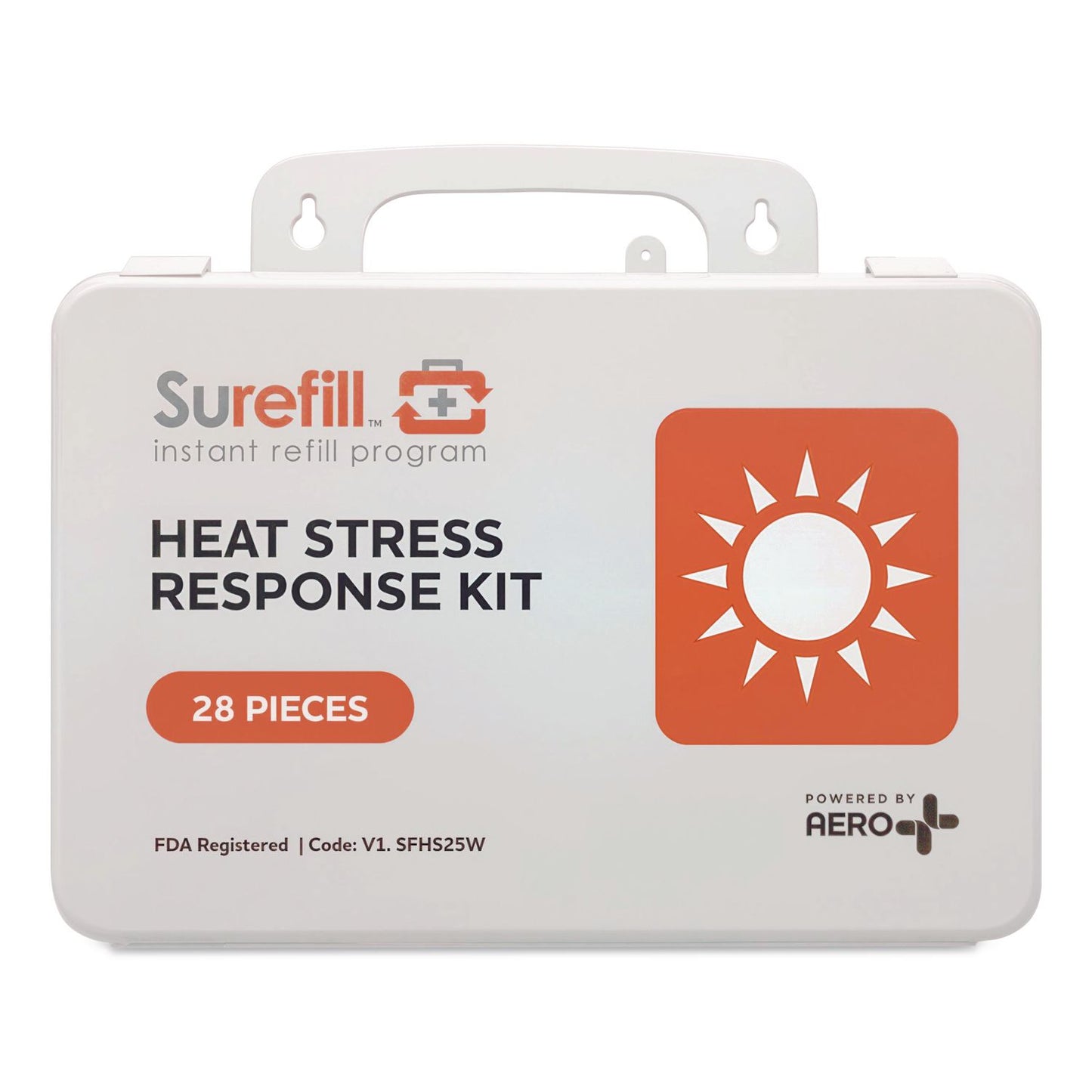 SUREFILL™ Heat Stress Kit - Large Plastic Case, 26 Pieces (AOHSFHS25W)