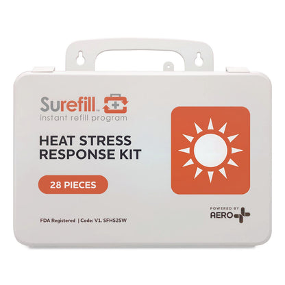 SUREFILL™ Heat Stress Kit - Large Plastic Case, 26 Pieces (AOHSFHS25W)