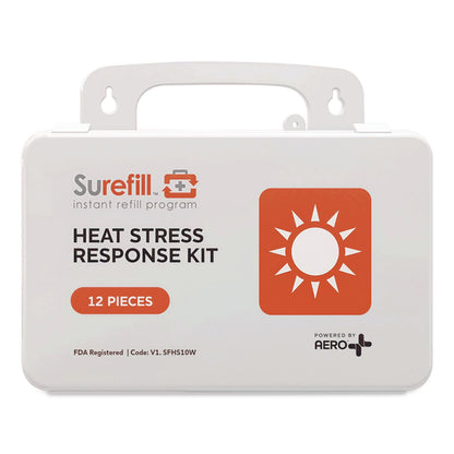 SUREFILL™ Heat Stress Kit - Medium Plastic Case, 12 Pieces (AOHSFHS10W)