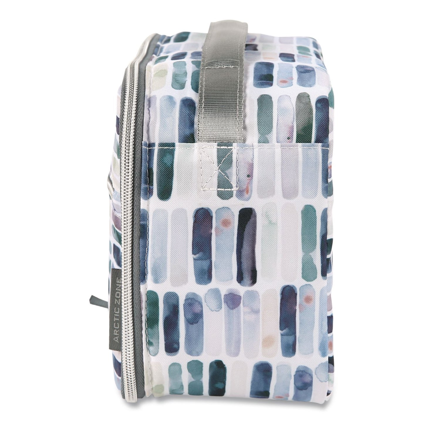 Arctic Zone® Kelly Ventura Iris Insulated Lunch Box, 10.04" x 4.72" x 7.87", Ocean Stripe (AZN10003577)