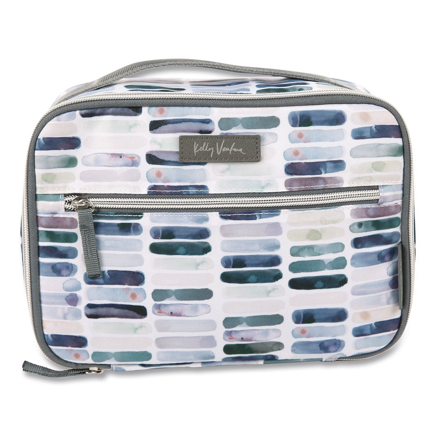 Arctic Zone® Kelly Ventura Iris Insulated Lunch Box, 10.04" x 4.72" x 7.87", Ocean Stripe (AZN10003577)
