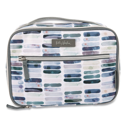 Arctic Zone® Kelly Ventura Iris Insulated Lunch Box, 10.04" x 4.72" x 7.87", Ocean Stripe (AZN10003577)