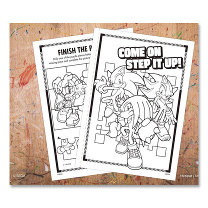 Bendon® Sonic Jumbo Coloring and Activity Book, Ages 3 and Up, 64 Pages (BDP61314)