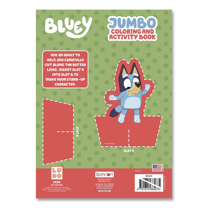 Bendon® Bluey Jumbo Coloring and Activity Book, Ages 3 and Up, 64 Pages (BDP63350)
