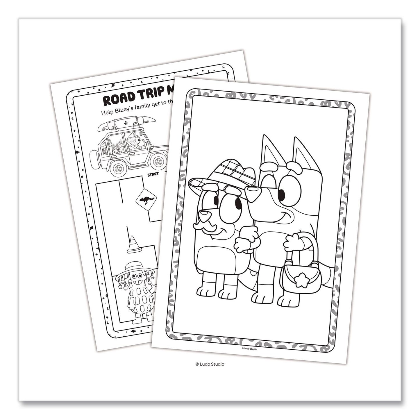 Bendon® Bluey Jumbo Coloring and Activity Book, Ages 3 and Up, 64 Pages (BDP63350)