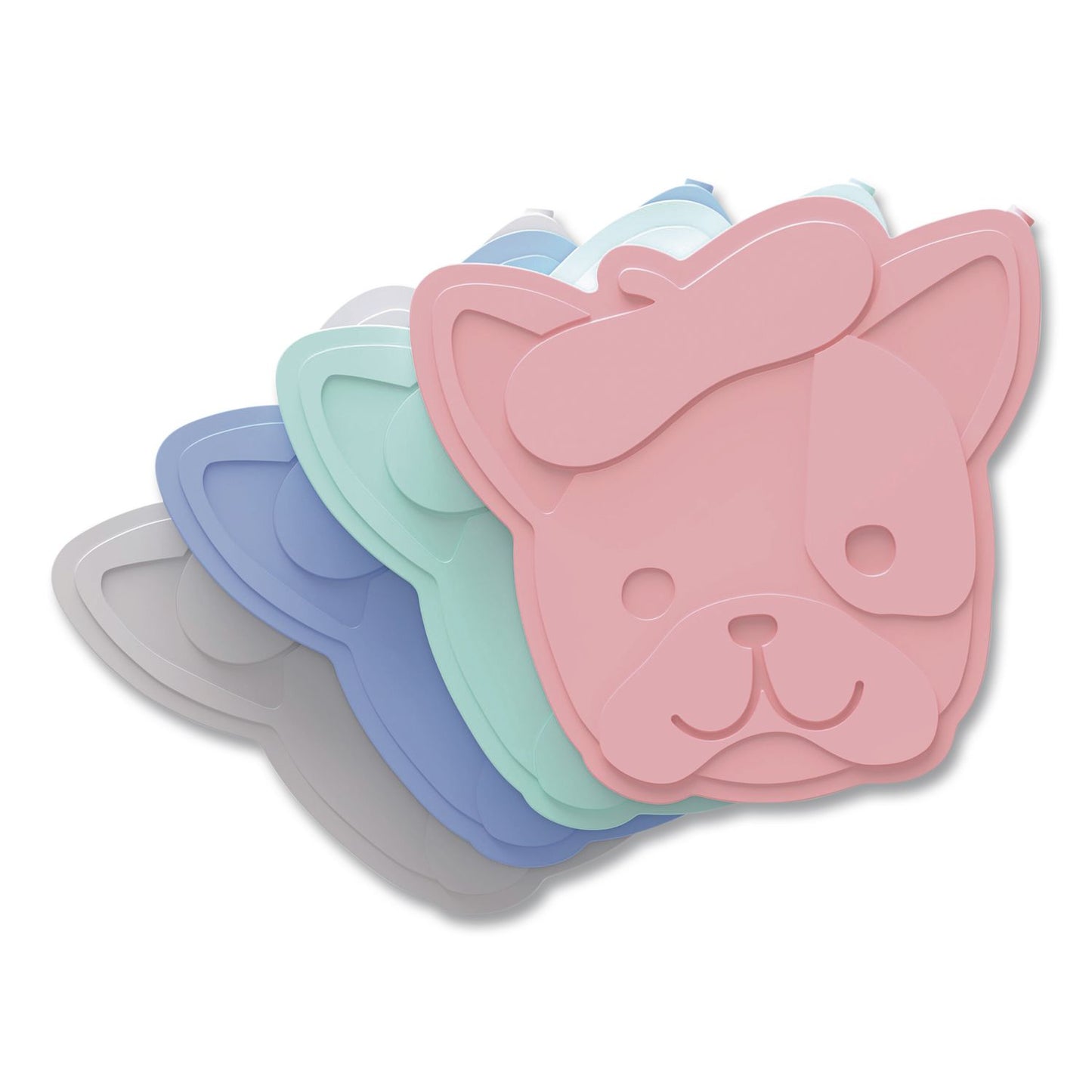 bentgo® Buddies Kids Ice Packs, Puppies, Assorted Colors, 4/Pack (BEOBGICEPPY)