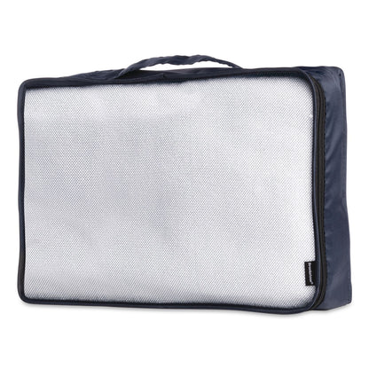 Brookstone® 4-Piece Packing Cube Set, Assorted Sizes, Navy (BKTBOLP0002)