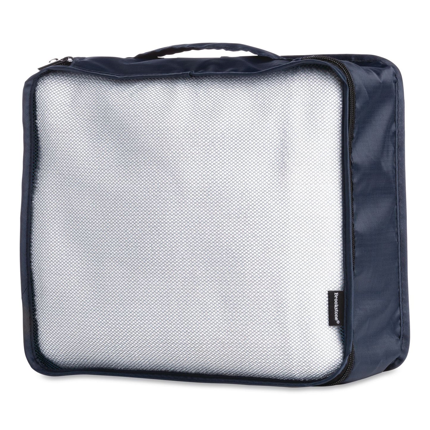 Brookstone® 4-Piece Packing Cube Set, Assorted Sizes, Navy (BKTBOLP0002)