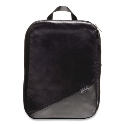 Brookstone® Two-Piece Compression Luggage Cubes, 10 x 7 x 1.25/14 x 10 x 1.25, Black (BKTBOLP0006)