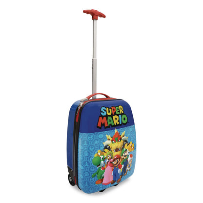 Bioworld® Super Mario Brothers Hardside Carry-On Suitcase, 13 x 8 x 16.5 (BWRLRB53N9SMBPP)
