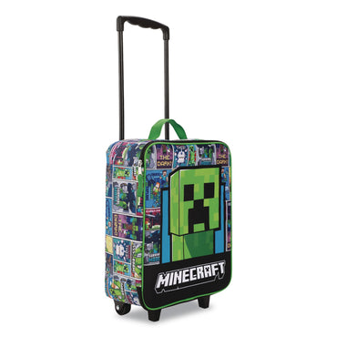 Bioworld® Four-Piece Minecraft Carry-On Luggage Set, 11.75 x 6 x 14 (BWRLRY6U4EMNCPP)