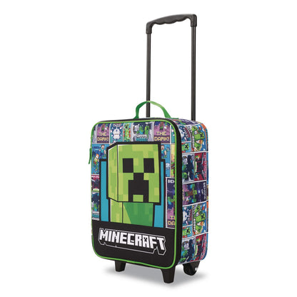 Bioworld® Four-Piece Minecraft Carry-On Luggage Set, 11.75 x 6 x 14 (BWRLRY6U4EMNCPP)